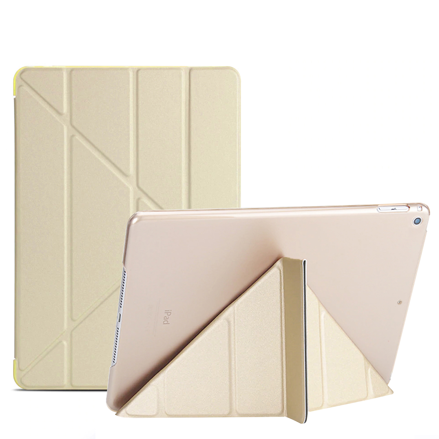 Apple iPad 10 2 7 Nesil Kılıf CaseUp Origami Gold